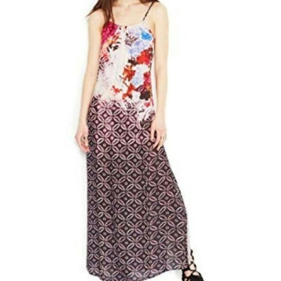 Free People Nomad Sheer Slip Floral Retro Lightweight Dress - Picture 5 of 5